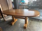 Massief blank eiken eethoek, Ophalen, Gebruikt, 50 tot 100 cm, Vijf personen of meer