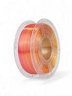 Silk PLA 3d filament 1.1kg, dubbele kleur Rood-goud 1,75mm, Ophalen of Verzenden