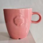 Beker Douwe Egberts Roze, Huis en Inrichting, Keuken | Servies, Ophalen of Verzenden, Zo goed als nieuw, Overige stijlen, Kop(pen) en/of Schotel(s)