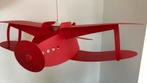 Rode Vliegtuig Hanglamp, Huis en Inrichting, Lampen | Hanglampen, Ophalen of Verzenden, Zo goed als nieuw, Metaal, 50 tot 75 cm