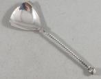 Zilveren suikerlepel met getorste steel antiek 835 zilver, Ophalen of Verzenden, Zilver