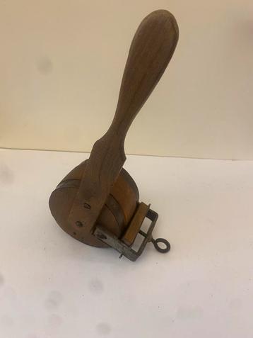Antieke Roller Gereedschap Hout/Metaal - Leer/Textielbewerki beschikbaar voor biedingen