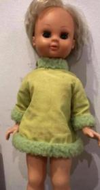 Franse Bella pop - 50 cm - retro, Ophalen of Verzenden, Zo goed als nieuw, Babypop