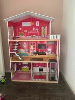 Groot houten poppenhuis, Kinderen en Baby's, Speelgoed | Poppenhuizen, Ophalen of Verzenden, Zo goed als nieuw, Poppenhuis