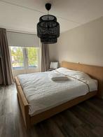 Bed 180x210 met nieuwe matrassen en topper, Ophalen, Tweepersoons, Zo goed als nieuw, 180 cm
