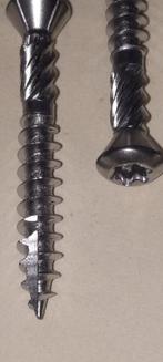 50 st. Speciale vlonder veranda houtschroeven 5x50 mm lang, Doe-het-zelf en Verbouw, Hout en Planken, Minder dan 25 mm, Eiken