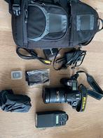 Nikon D80 met VR lens, flitser en tas met toebehoren, Ophalen of Verzenden, Zo goed als nieuw, Nikon