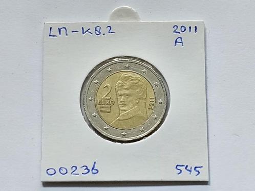 2-euromunt Oostenrijk (A) 2011 Koers LN-K8.2, Postzegels en Munten, Munten | Europa | Euromunten, Losse munt, 2 euro, Oostenrijk
