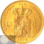 Nederland - 10 Gulden / Gouden tientje 1885 Willem III #1, Koning Willem III, Losse munt, 10 gulden, Goud