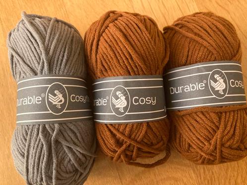 Durable Cosy (cayenne) en cosy fine (Ash), Hobby en Vrije tijd, Breien en Haken, Nieuw, Breien of Haken, Wol of Garen, Ophalen of Verzenden