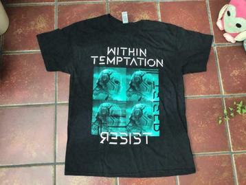 Green Helmets T-shirt Within Temptation maat L