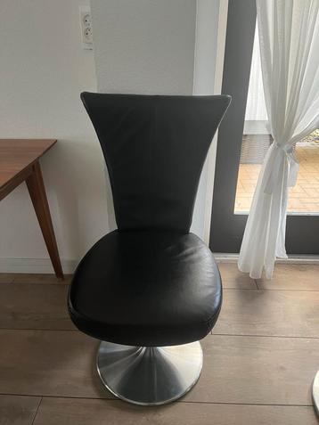 Leren Eetkamerstoelen - 5 stuks - Draaibaar & Verstelbaar beschikbaar voor biedingen
