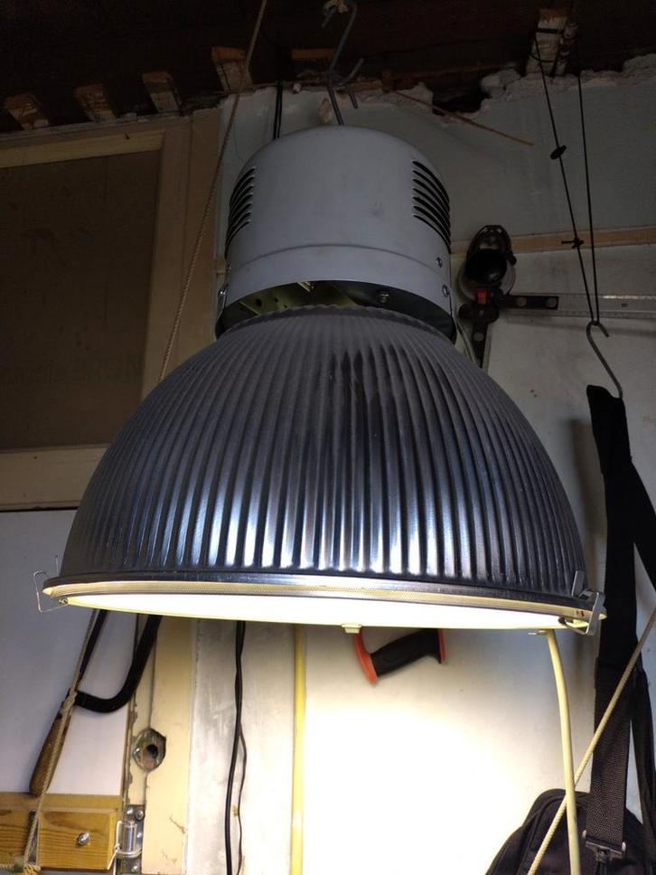 Industriële Hanglamp - Vintage. Zware uitvoering., Huis en Inrichting, Lampen | Overige, Gebruikt, Ophalen