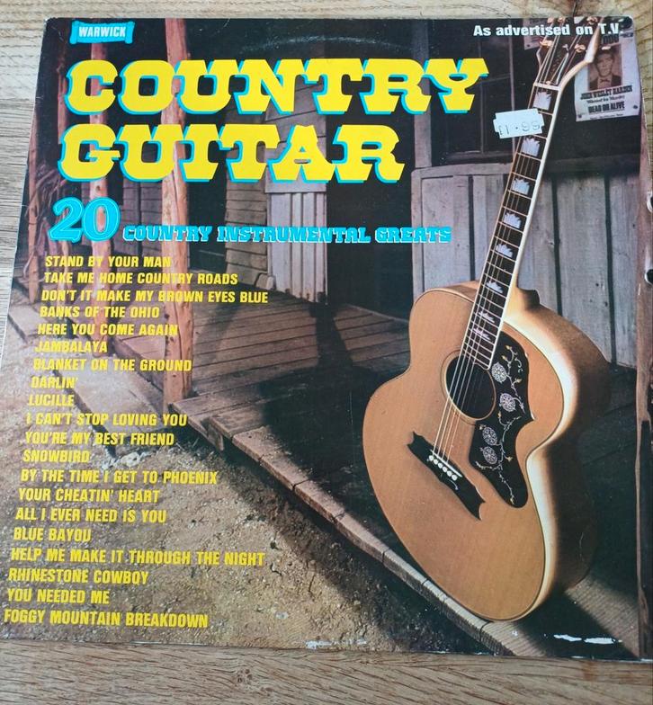 LP Vinyl - Country Guitar, Cd's en Dvd's, Cd's | Country en Western, Gebruikt, Ophalen of Verzenden