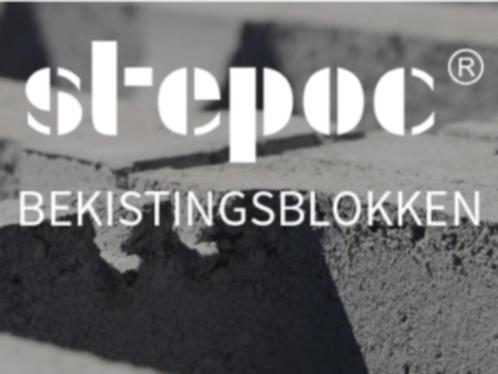 Bekistingsblokken Stepoc  Tijdelijk 10 % extra korting, Doe-het-zelf en Verbouw, Metselstenen, Nieuw, Beton, Verzenden