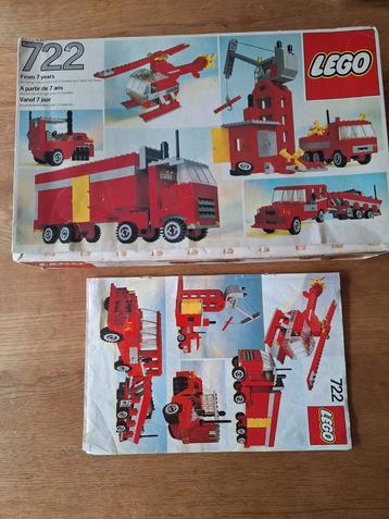 LEGO 722 Complete Set met Doos en Instructies beschikbaar voor biedingen