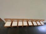 Kindersetje: IKEA Lätt, 2 houten tafeltjes en 8 stoeltjes, Ophalen, Zo goed als nieuw, Hout