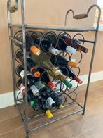 Wijnrek, Huis en Inrichting, Woonaccessoires | Wijnrekken, Ophalen, Gebruikt, Metaal, Minder dan 50 cm