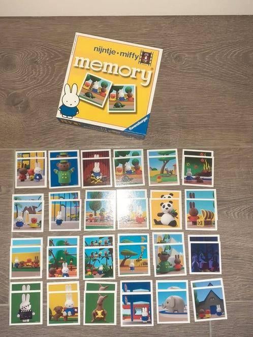 nijntje memory ravensburger 3+ zgan, Ophalen of Verzenden, Zo goed als nieuw, Ravensburger