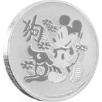 Mickey Mouse 2018 Niue 2 Dollars 1 oz Zilveren mint silver, Postzegels en Munten, Munten | Oceanië, Ophalen of Verzenden, Losse munt