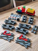 Lego Duplo Treinrails ,Trein en Wagon, Kinderen en Baby's, Speelgoed | Duplo en Lego, Ophalen of Verzenden, Zo goed als nieuw