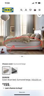 Dunvik matras hoes gunnared beige - nieuw, Ophalen of Verzenden, Nieuw