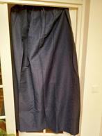 Donkerblauwe gordijnen, vier stuks op maat gemaakt, Huis en Inrichting, Blauw, Zo goed als nieuw, 150 tot 200 cm, 50 tot 100 cm