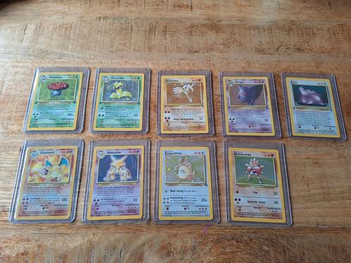 Pokemonkaarten NL, first edition holo, holo, first editions, Hobby en Vrije tijd, Verzamelkaartspellen | Pokémon, Zo goed als nieuw