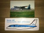 10 Fokker NLM KLM Cityhopper Dornier ansichtkaarten/stickers, Verzamelen, Ophalen of Verzenden, Zo goed als nieuw, Kaart, Foto of Prent