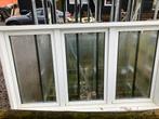 Kunststof kozijn met draaikiep ramen. 2480x1450, Ophalen, Gevelraam of Ruit, Gebruikt, 120 tot 160 cm