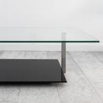 Glazen Salontafel Turijn - Modern Design, Huis en Inrichting, Tafels | Salontafels, Ophalen, 100 tot 150 cm, 50 tot 100 cm, Minder dan 50 cm