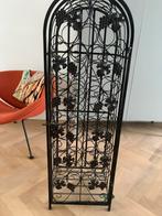 Smeedijzeren wijnrek, Ophalen of Verzenden, Gebruikt, 75 cm of meer