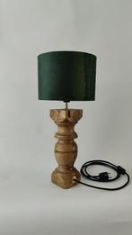 Rustieke lamp van eikenhout, Huis en Inrichting, 50 tot 75 cm, Verzenden, Rustiek, Nieuw