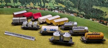 Marklin div goederen wagens 13 x  beschikbaar voor biedingen