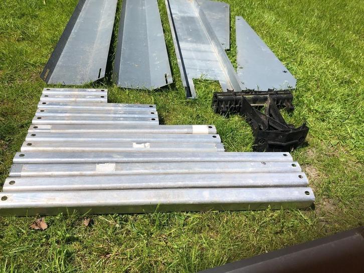Onderconstructie Esdec Flatfix restanten, Doe-het-zelf en Verbouw, Metalen, Gebruikt, Aluminium, Ophalen of Verzenden