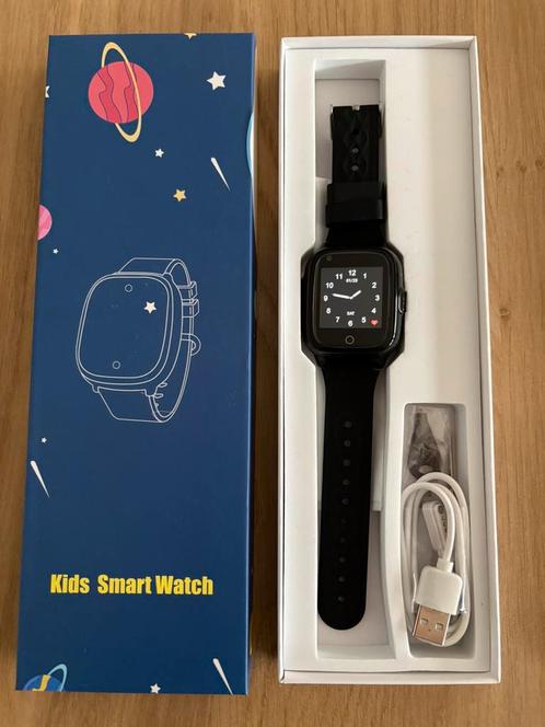 Kids Smart Watch, Sieraden, Tassen en Uiterlijk, Smartwatches, Zo goed als nieuw, Android, Zwart, GPS, Waterdicht, Ophalen of Verzenden
