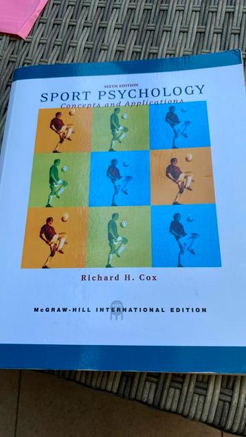 Sport psychology - Richard H. Cox beschikbaar voor biedingen