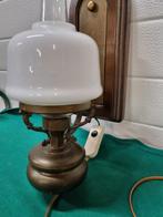 Wandlamp jaren 70 hout en messing, Huis en Inrichting, Lampen | Wandlampen, Ophalen of Verzenden, 'T Olde Gre-j, Info@toldegrej.nl