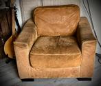 Stijlvolle vintage Fauteuille van geruwd leer, Ophalen, 75 tot 100 cm, Leer, 75 tot 100 cm