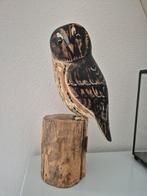 Vintage scandinavisch landelijk houten uil, Ophalen of Verzenden
