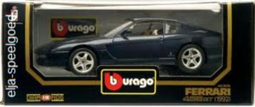 Bburago Ferrari 456 GT 1:18 1992 kleur Blauw modelauto 3036 beschikbaar voor biedingen