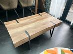 Beliani ADENA - Salontafel- houtkleur-MDF, Ophalen, Gebruikt, 100 tot 150 cm, 50 tot 100 cm