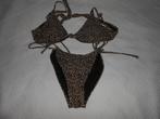 Mooie triangel bikini maat M, Kleding | Dames, Badmode en Zwemkleding, Ophalen of Verzenden, Zo goed als nieuw, Bruin, Bikini