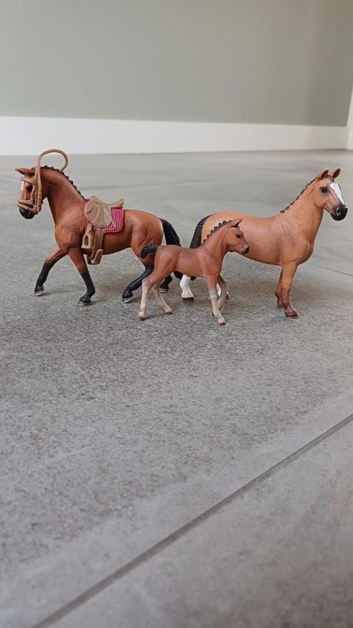 Schleich paardjes met veulen, Dieren en Toebehoren, Reptielen en Amfibieën, Slang