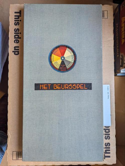 Het Beursspel - Vintage Bordspel. Eerste helft vorige eeuw., Hobby en Vrije tijd, Gezelschapsspellen | Bordspellen, Gebruikt, Drie of vier spelers