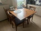 Massief houten Ikea lekvik tafel | 4 personen en 4 stoelen, Huis en Inrichting, Tafels | Eettafels, Gebruikt, 100 tot 150 cm, Vierkant