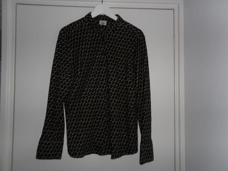 DESOTO Designer’s Choice Zwart/Rood/Bruine Blouse Maat XL, Kleding | Dames, Blouses en Tunieken, Zo goed als nieuw, Maat 46/48 (XL) of groter