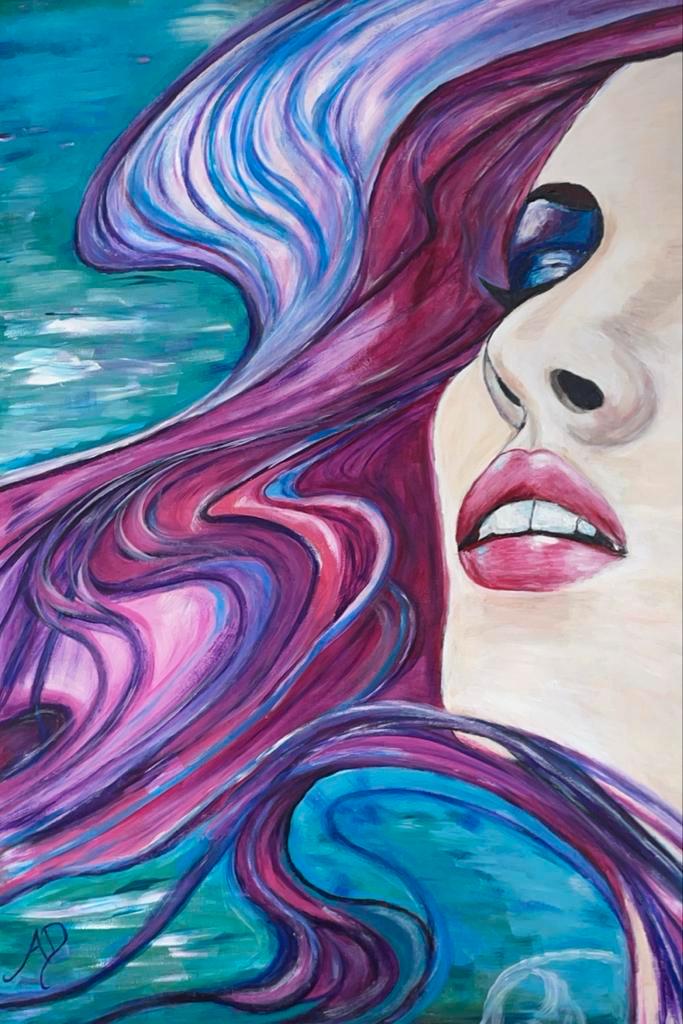 Vrouw, Antiek en Kunst, Kunst | Schilderijen | Modern, Ophalen