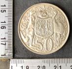 munt Australië 50 Pence 1966, zilver, zie omschrijving, Ophalen of Verzenden, Losse munt, Zilver