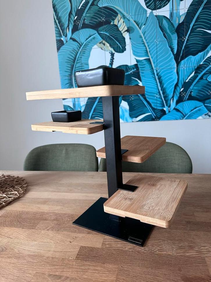 Gusta Serveertoren - Stijlvol Presenteren, Huis en Inrichting, Woonaccessoires | Etagères, Zo goed als nieuw, Ophalen of Verzenden